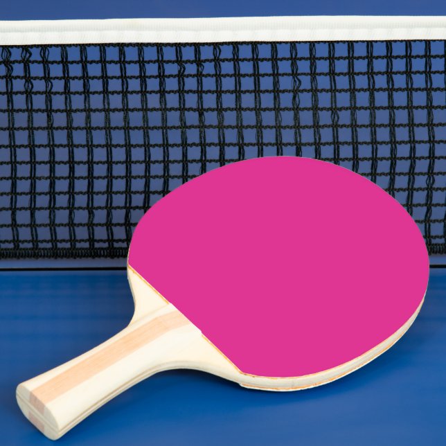 Raquete De Ping Pong néon vívido rosa | rosa sólido (Insitu)