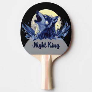 Raquete De Ping Pong Night King - Howling Wolf com Lua