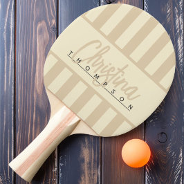 Raquete De Ping Pong Nome da Duna de Areia com Listras de Bala Polo de 