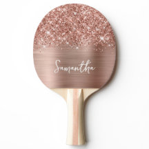 Nome de Roteiro Glamour em Rose Gold e Brilho