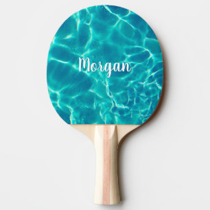 Raquete De Ping Pong Nome do bebê em branco, água de Piscina