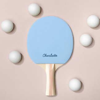 Raquete De Ping Pong Nome Personalizado em Roteiro Cores Totalmente Edi