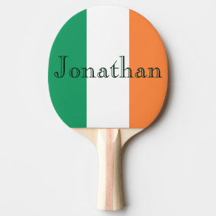 Raquete De Ping Pong Nome Personalizável no ppcn de Sinalizador Irland