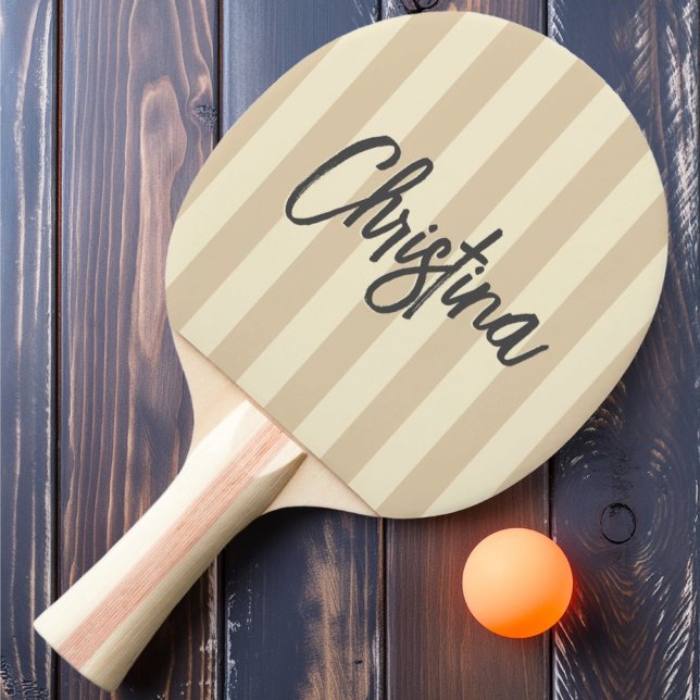 Raquete De Ping Pong Nome Pintado da Areia de Limpeza Polo do Século de (Criador carregado)