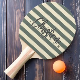 Raquete De Ping Pong Nome Pintado das Cinzas Quentes do Polo do médio