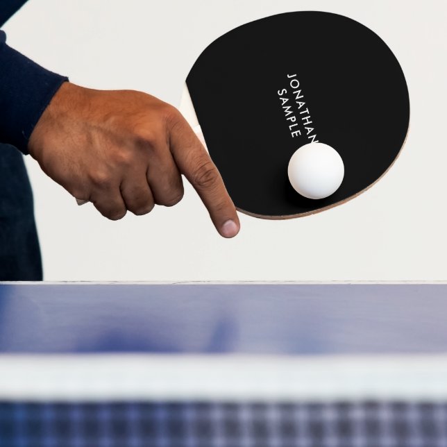 Raquete De Ping Pong Nomes de Design minimalista de Impressão minimalis (Insitu)