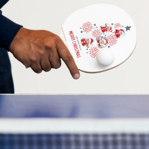 Raquete De Ping Pong #NósDesejamosUmFelizNatalRaqueteDePingPong