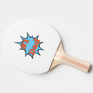 Raquete De Ping Pong Número Um Pai Nº 1