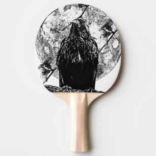Raquete De Ping Pong Nunca mais Raven e a lua