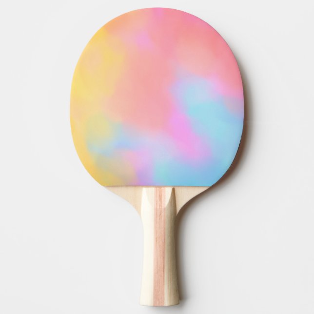 Raquete De Ping Pong nuvem arco-íris (Frente)