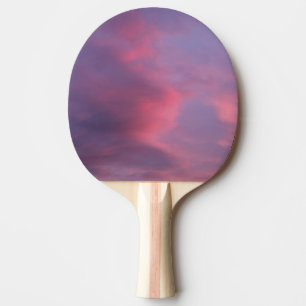 Raquete De Ping Pong Nuvens Rosa Azul