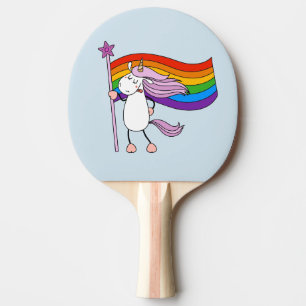 Raquete De Ping Pong O Amor Não Tem Limites Unicórnio