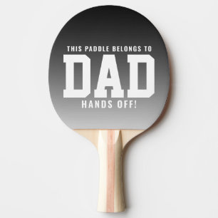 Raquete De Ping Pong O esporte pertence ao Pai Black Ombre