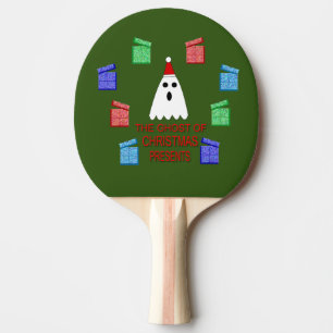 Raquete De Ping Pong O Fantasma do Natal Apresenta Engraçado