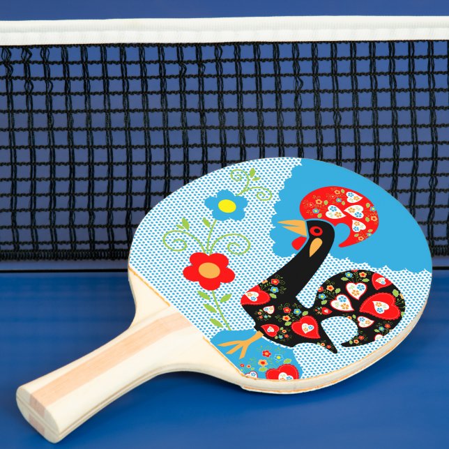 Raquete De Ping Pong O Galo Português de Barcelona (Insitu)