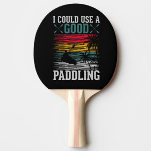 Raquete De Ping Pong O Kayaking Poderia Usar O Paddling