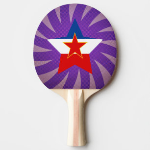 Raquete De Ping Pong O melhor design da bandeira de Jugoslávia
