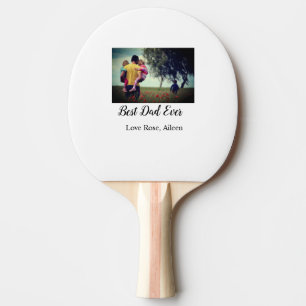 Raquete De Ping Pong O melhor pai do dia de os pais do filho da filha d