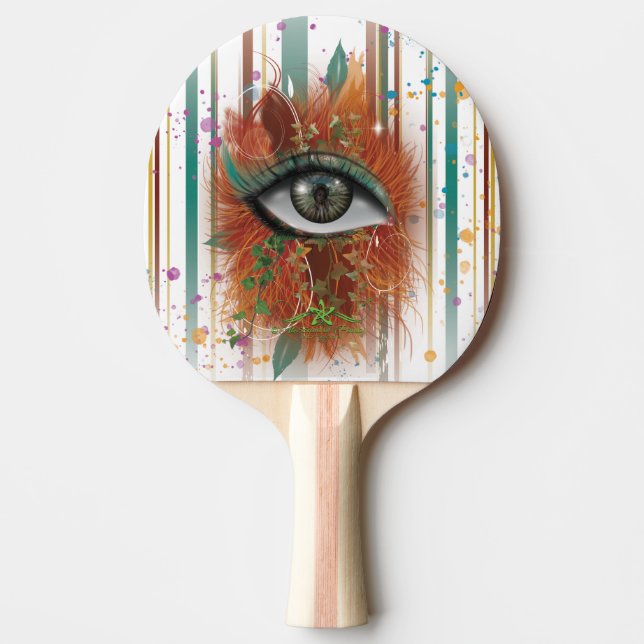 Raquete De Ping Pong O Olho de Nikole (Frente)