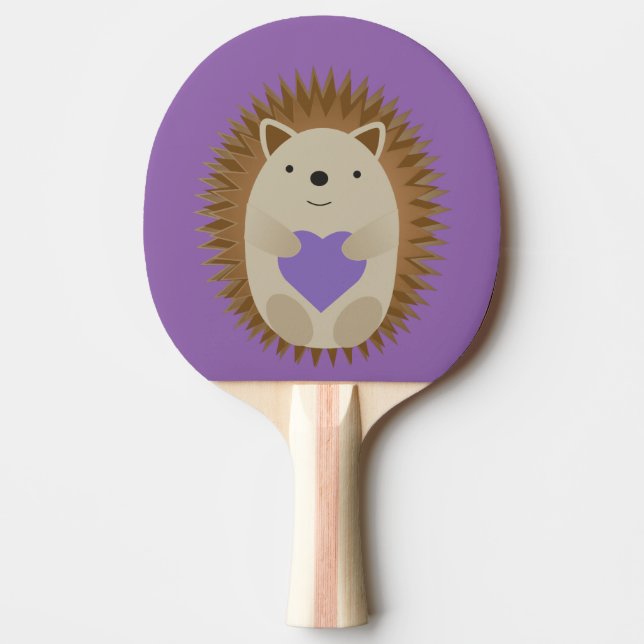 Raquete De Ping Pong O porco-gato-do-mato-roxo (Frente)