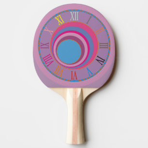 Raquete De Ping Pong O redemoinho bonito feminino feito sob encomenda