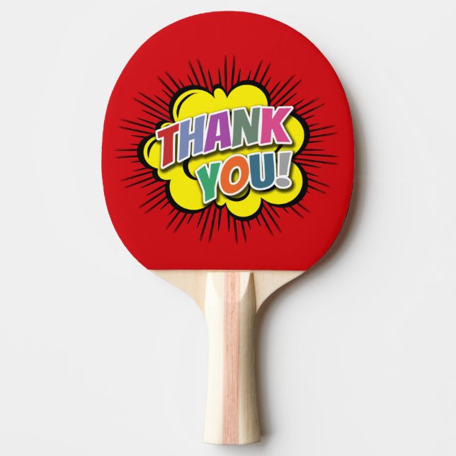 Raquete De Ping Pong Obrigado (Frente)