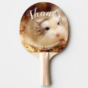 Raquete De Ping Pong Obrigados bonitos de Hamster para ser incrível