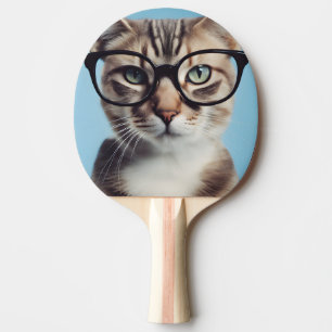 Raquete De Ping Pong Óculos de Visto de Gatos