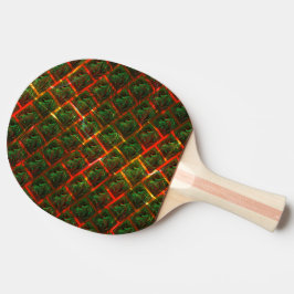 Raquete De Ping Pong "Olhos verdes enquadrados", arranhões ou grelha ve