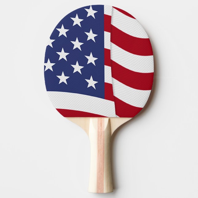 Raquete De Ping Pong Onda de Sinalizador Americano (Frente)