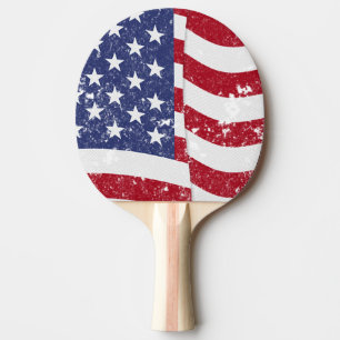 Raquete De Ping Pong Onda de Sinalizador Americano - Distante