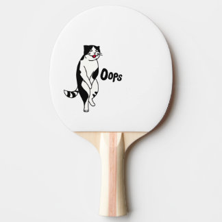 Raquete De Ping Pong Oops cat