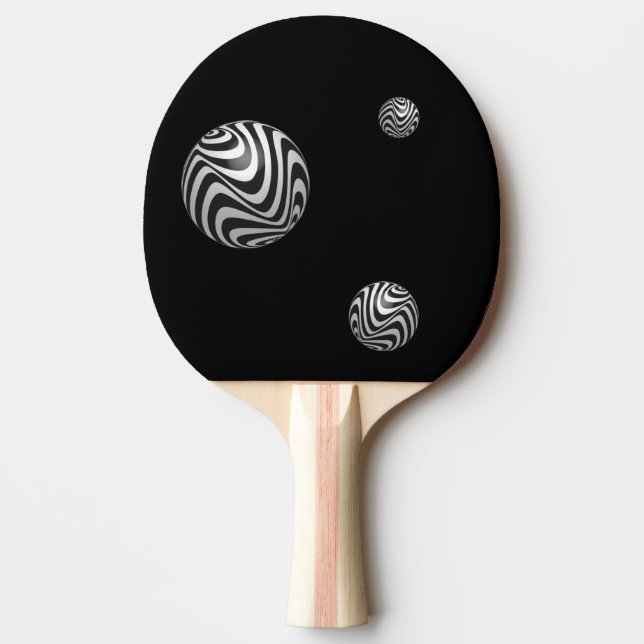 Raquete De Ping Pong Optics through Shapes Clipbord (Frente)