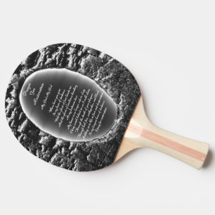 Raquete De Ping Pong Oração Para Restauração