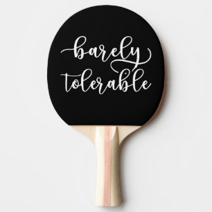 Raquete De Ping Pong Orgulho E Preconceito - Mal Tolerável I