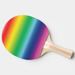 Raquete De Ping Pong Orgulho gay do arco-íris cores igualdade lgbt lgb