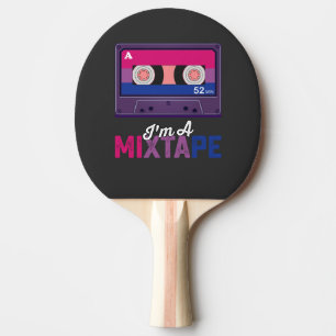 Raquete De Ping Pong Orgulho LGBT Eu Sou Uma Fita Cassete Bi