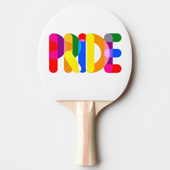 Raquete De Ping Pong Orgulho na Design (Frente)