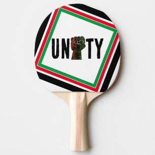 Raquete De Ping Pong orgulho negro punho vermelho verde bandeira pan-af