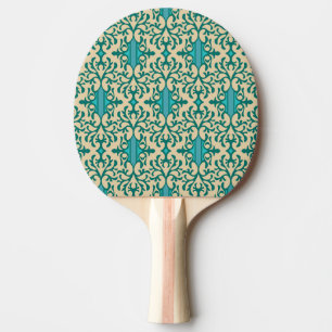 Raquete De Ping Pong Ornamento Floral: Moderno Fashionável Sem Semente