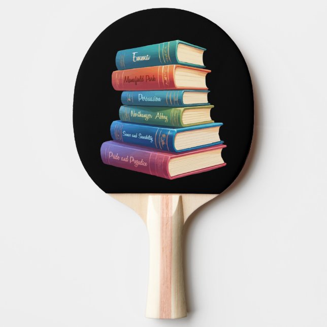 Raquete De Ping Pong Os romances VIII de Jane Austen (Frente)