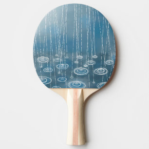 Raquete De Ping Pong Outra Pintura Do Dia De Chuva