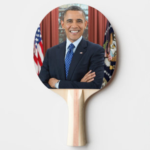 Raquete De Ping Pong Oval Office Portrait, Obama Barack Presidente dos