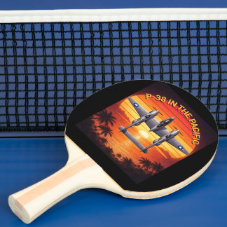 Raquete De Ping Pong P-38 Lightning no Teatro do Pacífico