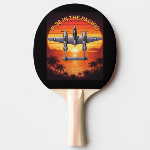 Raquete De Ping Pong P-38 Lightning no Teatro do Pacífico
