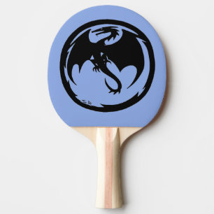 Raquete De Ping Pong Pá azul pingue-pongue preto Dragão
