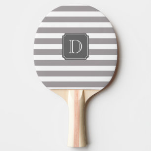 Raquete De Ping Pong Pá cinzenta e branca de Pong do sibilo do