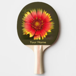 Raquete De Ping Pong Pá colorida de Pong do sibilo do Wildflower