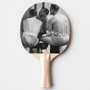 Raquete De Ping Pong Pá com jóqueis do futebol