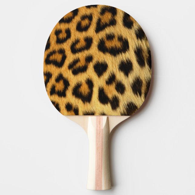Raquete De Ping Pong Pá de impressão leopardo (Frente)
